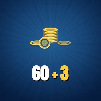 Delta Coins 60+3 Bonus