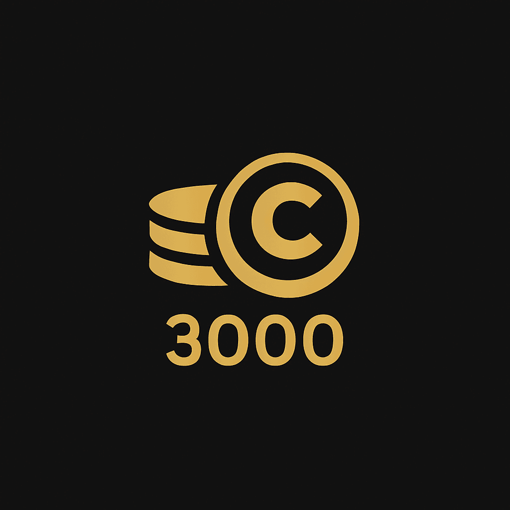 3000 Credits