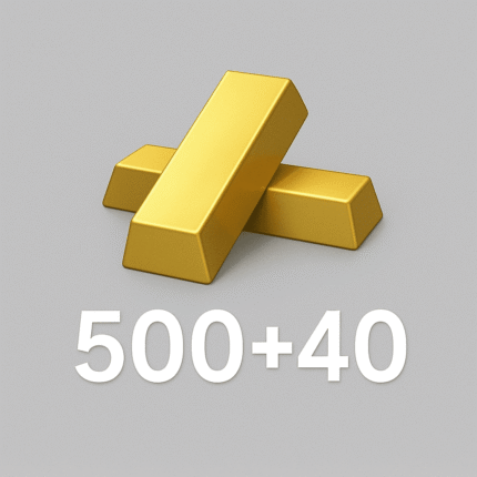 500 Golds + 40 Bonus